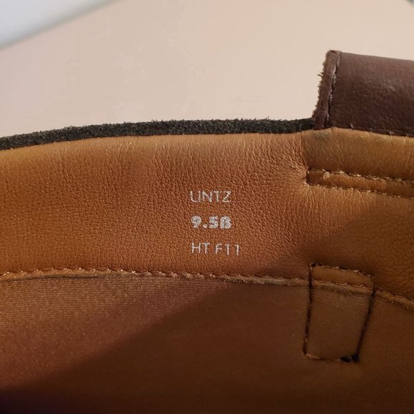 Earthies Green Brown Pointy Toe Boots‎ Suede Leather LINTZ 9.5B - Picture 7 of 7